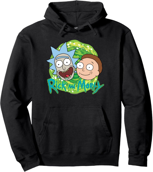 Faces with Portal & Logo Pullover Hoodie