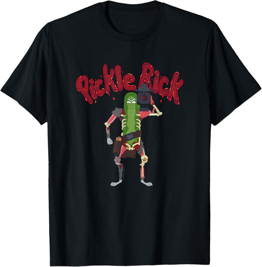 Pickle Rick Laser Slice Type T-Shirt